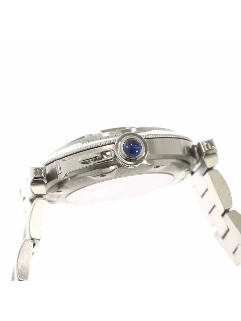 Cartier Pasha 38 Grid Watch Date Silver Automatic Winding